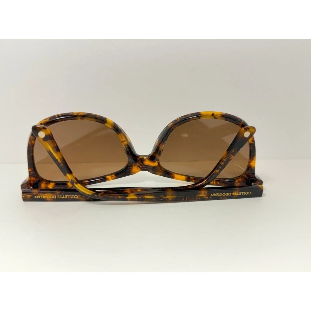 COLLETTE DINNIGAN Sun Rx03 Sunglasses Women's Tortoiseshell Brown Polarized